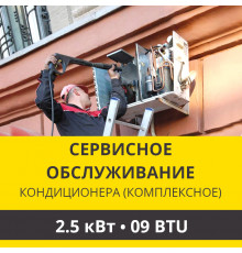 Комплексное сервисно-техническое обслуживание кондиционера Zanussi до 2.5 кВт (09 BTU)